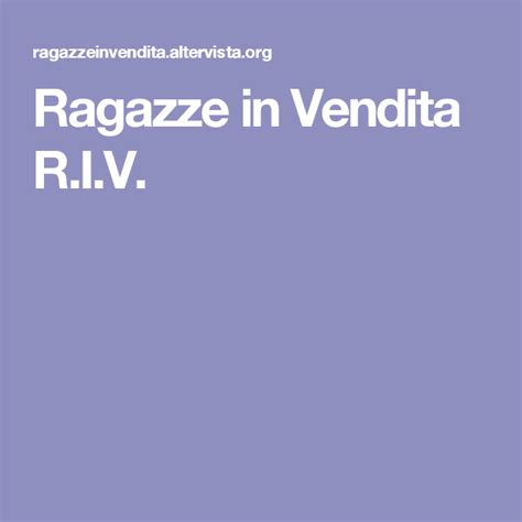 ragazze in vend|Ragazze in vendita